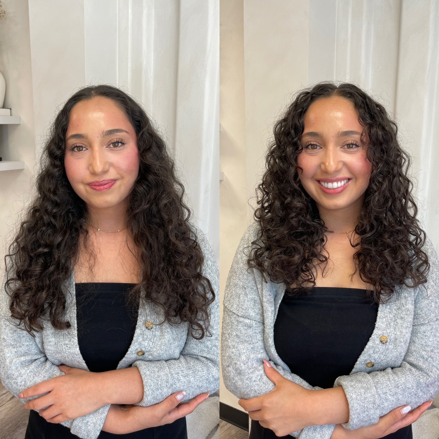 Curly cut, transformation